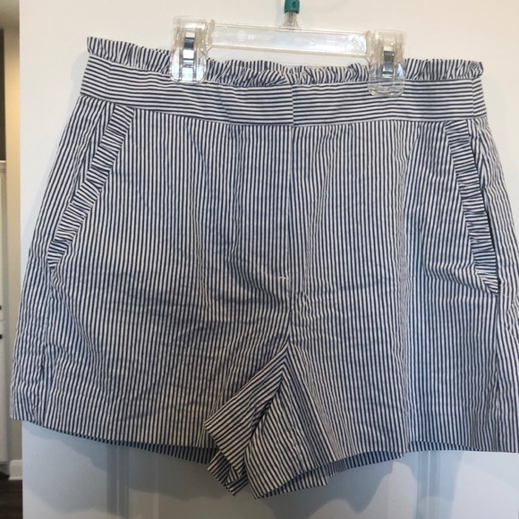 J.Crew Seersucker Stripe Shorts - Picture 1 of 6